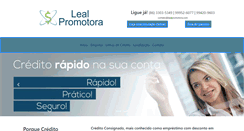 Desktop Screenshot of lealpromotora.com